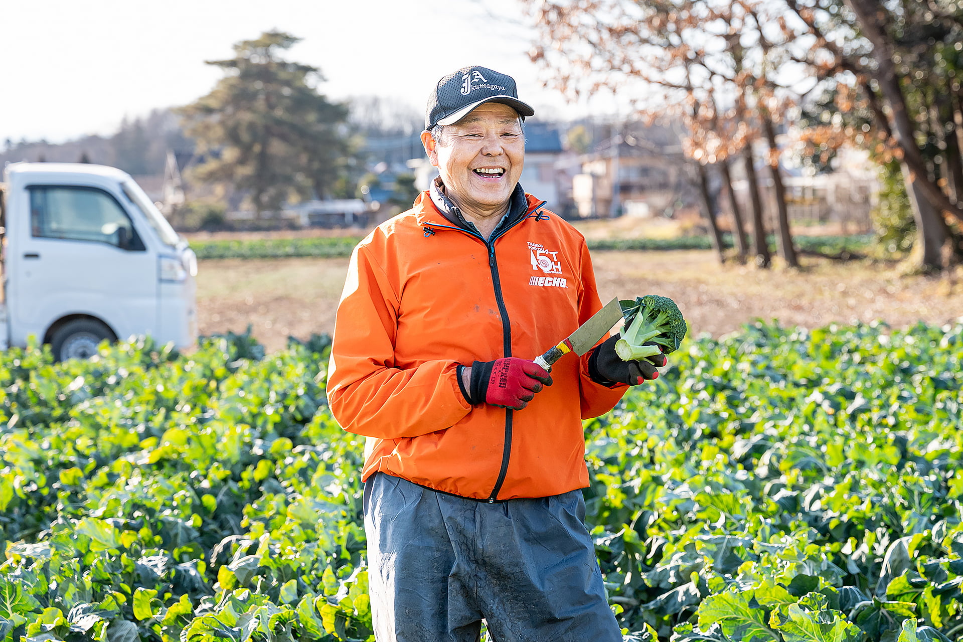 吉田一豊さん｜ブロッコリー｜晴れまちFARM