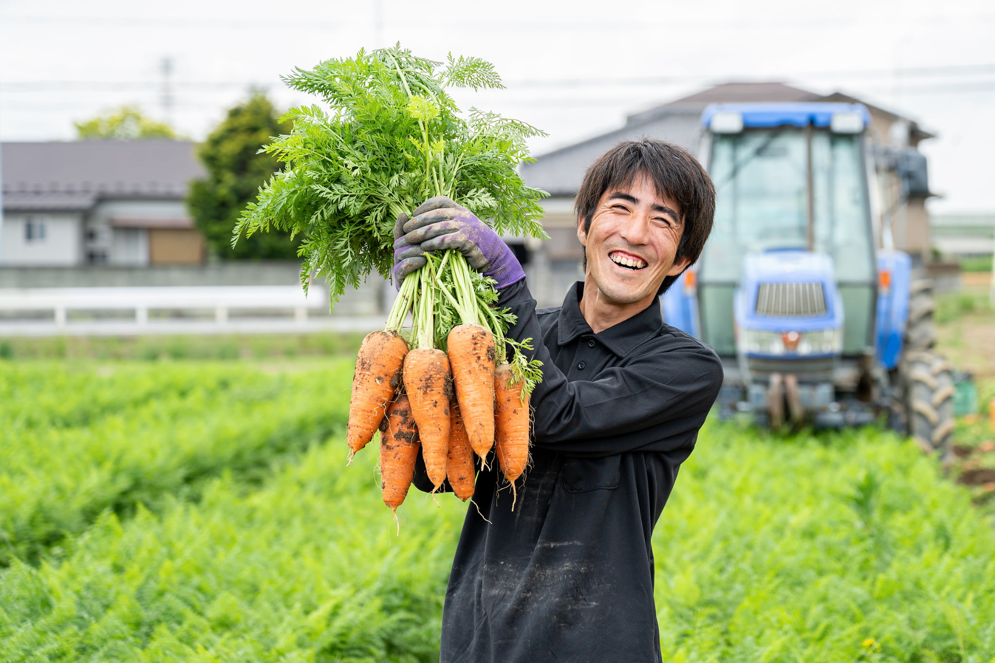 熊谷晴れまち「ニンジン」生産農家・定方翔吾さん